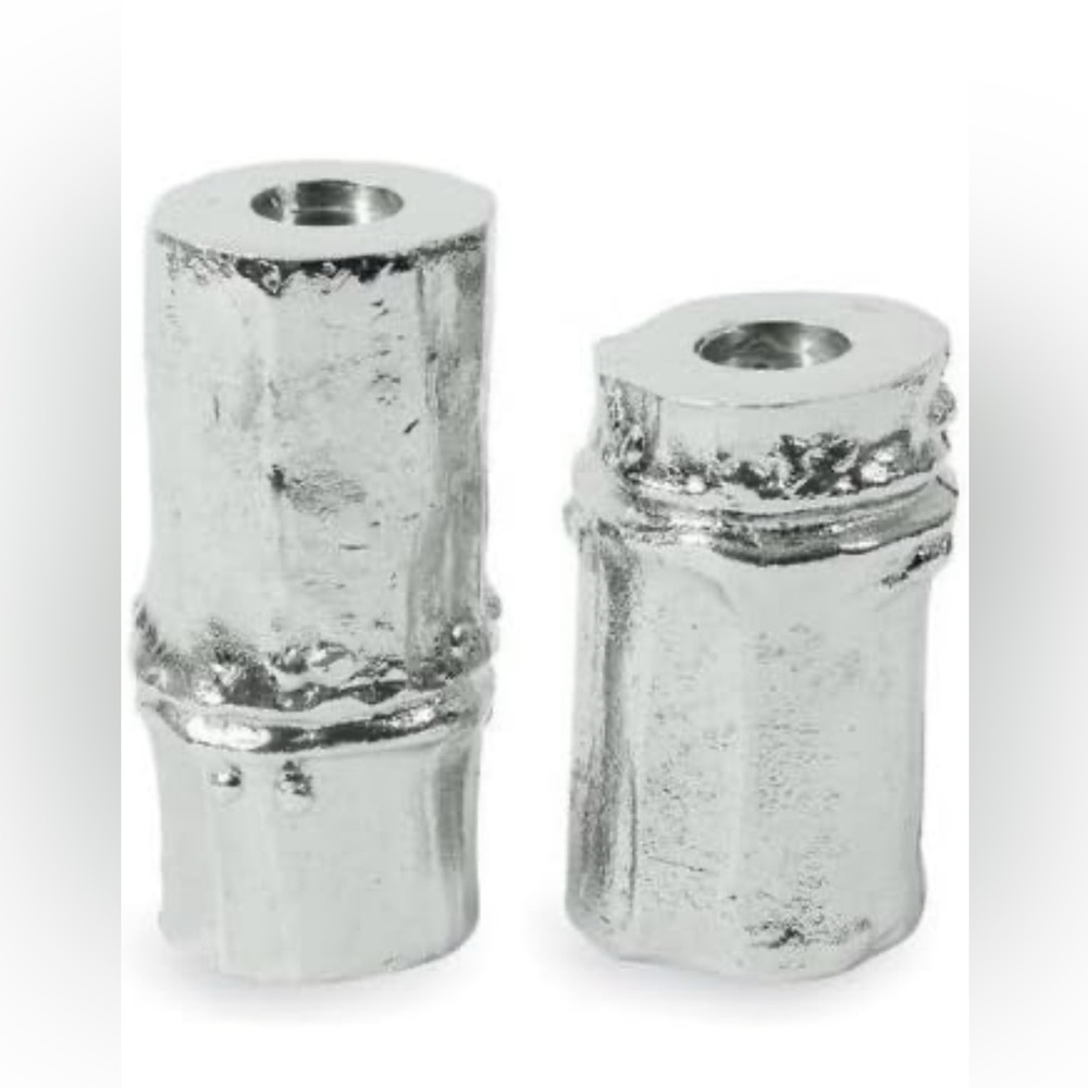 Michael Aram Bamboo design Salt and Pepper shakers - Picture 2 of 3